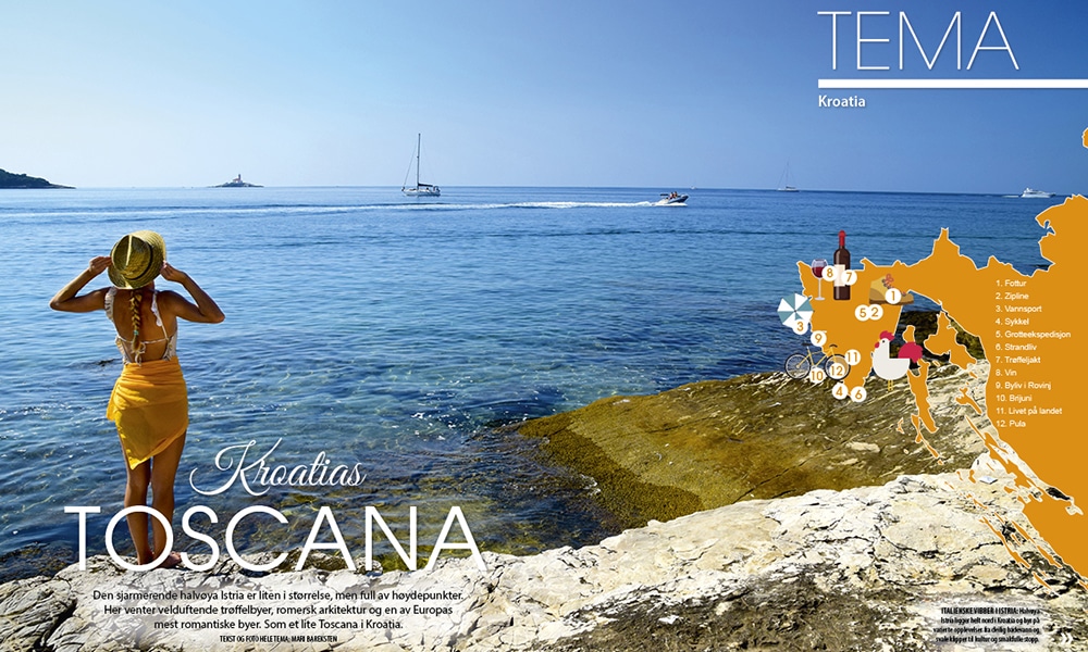 Magazine Reiselyst feature of Istria, Croatia