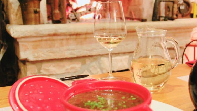 Istria Gourmet Food Photography Gatto Nero Soup Wine